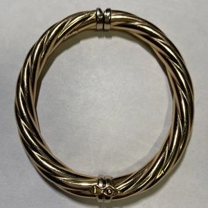 14k gold rope cable bracelet